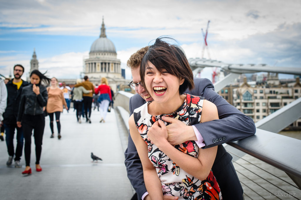 Natural engagement photography London